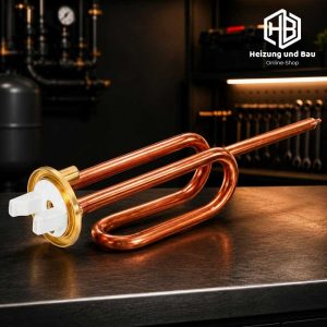 Boiler Heizstab Ø 48 mm Flansch, Kurzer Anschluss